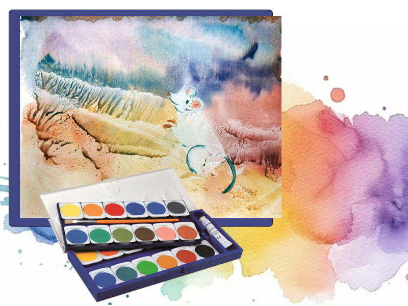 Мастер-класс по печатной графике: «Монотипия акварелью»